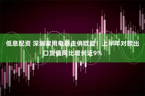 低息配资 深圳家用电器走俏欧盟！上半年对欧出口货值同比增长近9%